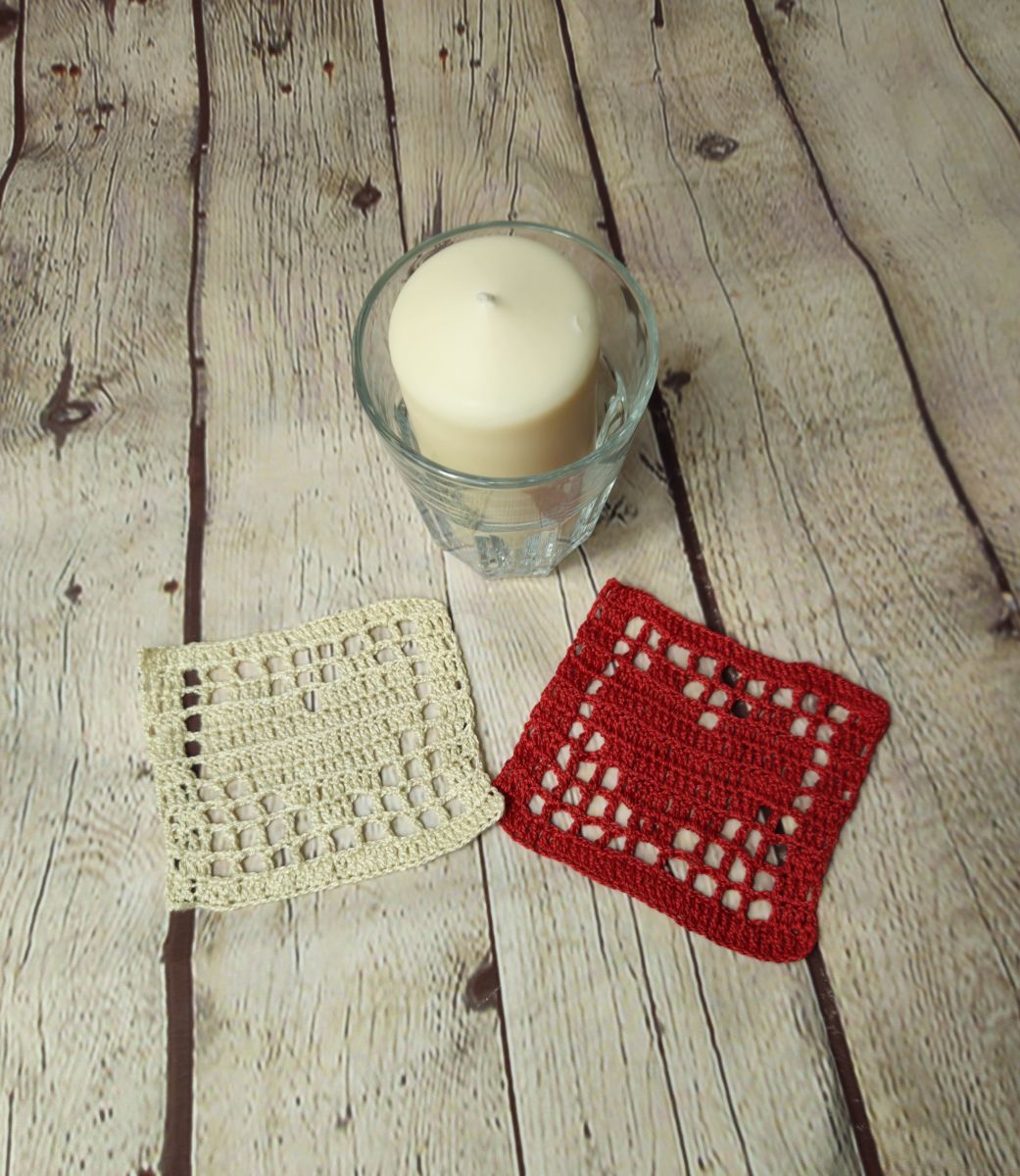 Blog content image for 'Free crochet pattern for a Valentine’s Day decoration'
