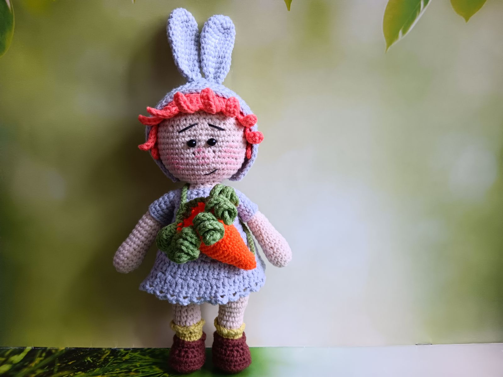 Blog-Inhaltsbild für 'Wichtel häkeln. Kostenlose Häkelanleitung für Karottenwichtel'