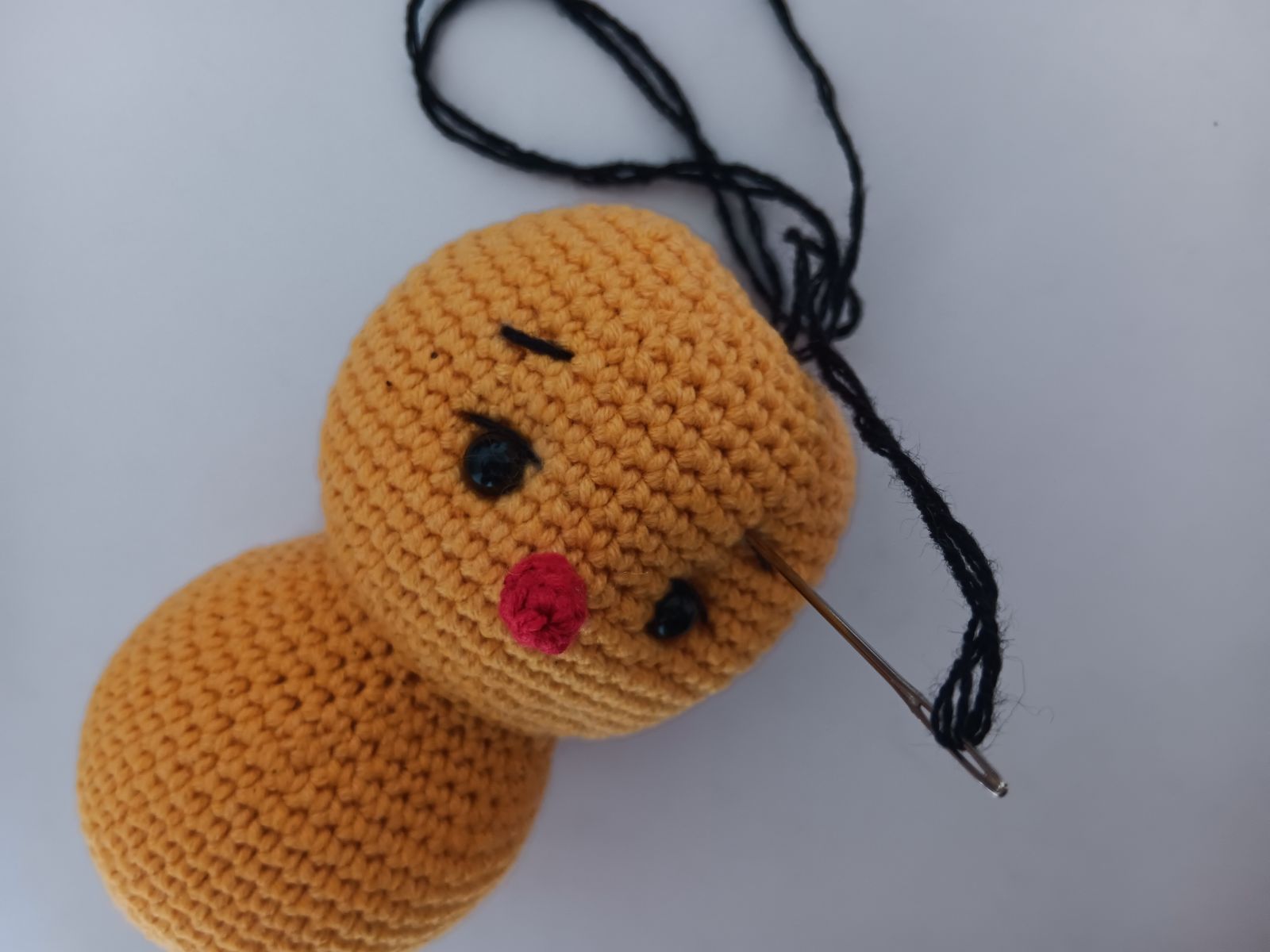 Blog-Inhaltsbild für 'Ente häkeln. Kostenlose Häkelanleitung'