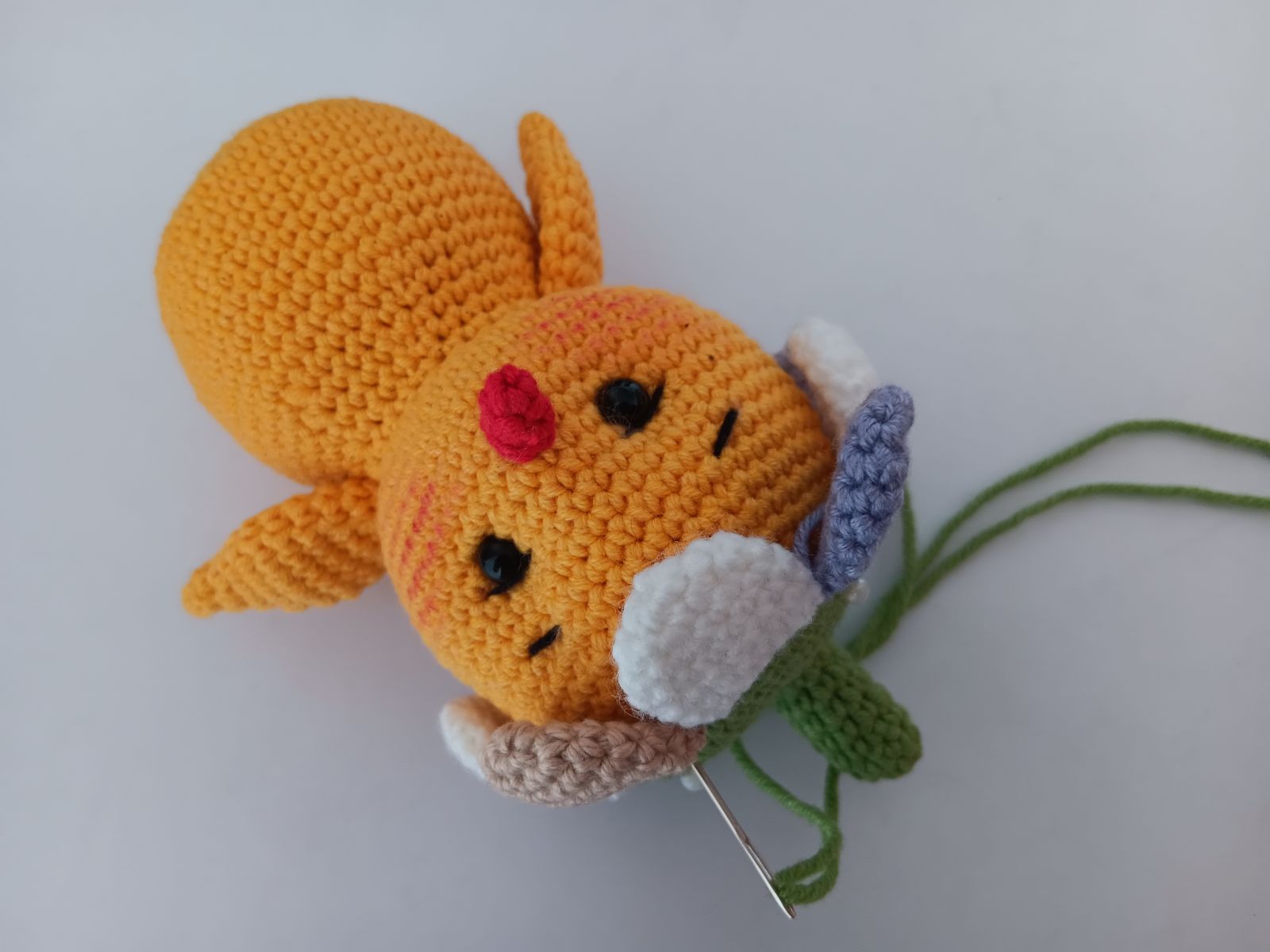 Blog-Inhaltsbild für 'Ente häkeln. Kostenlose Häkelanleitung'