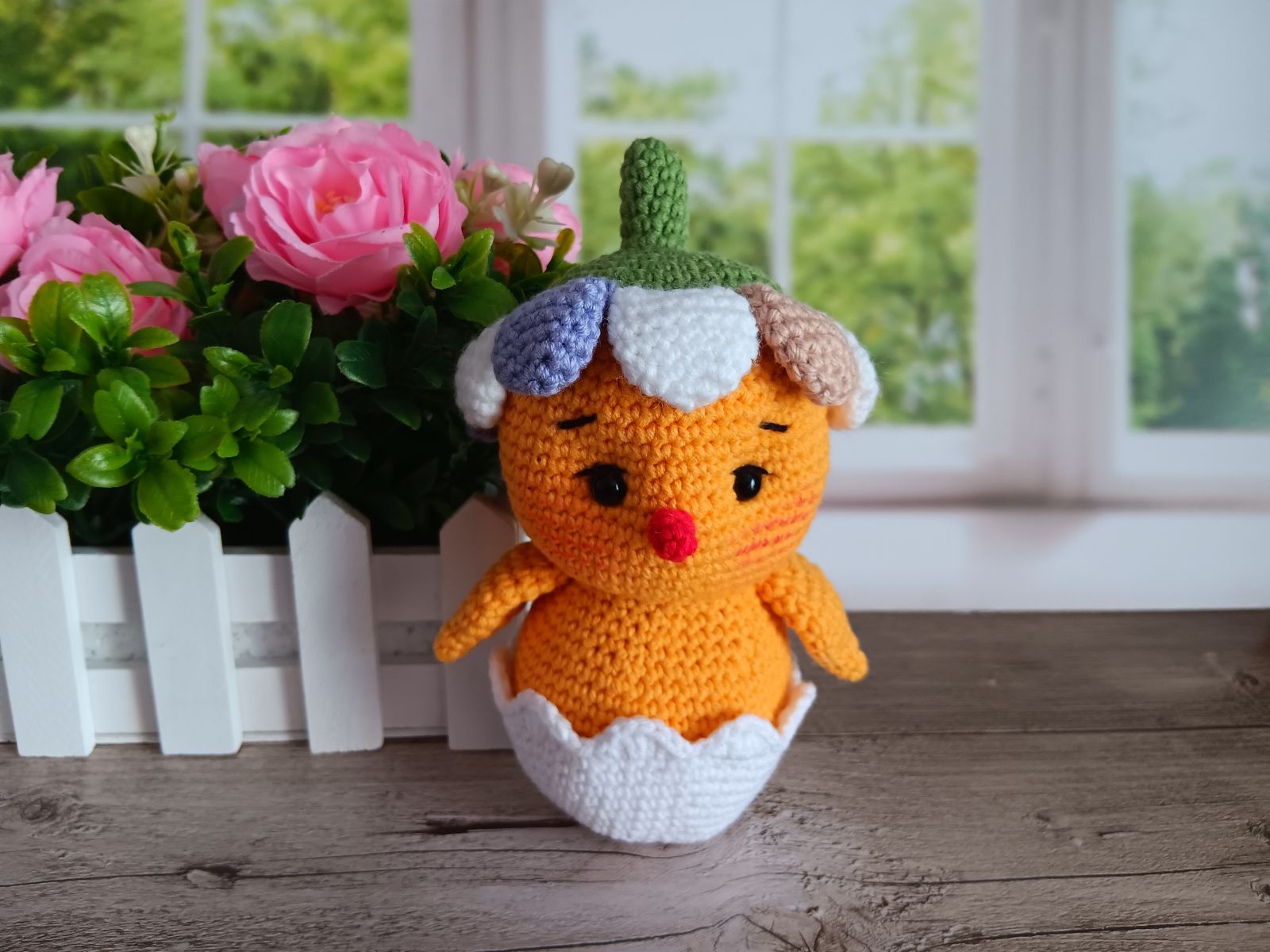 Blog-Inhaltsbild für 'Ente häkeln. Kostenlose Häkelanleitung'