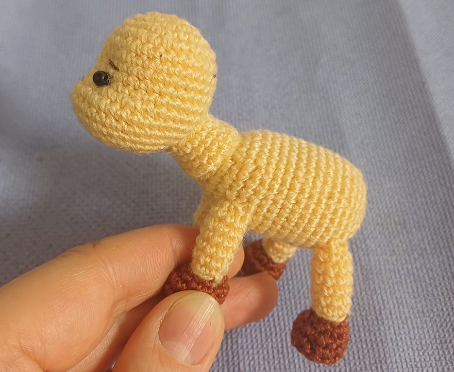 Blog-Inhaltsbild für 'Ein Schaf aus Garnknäuel'