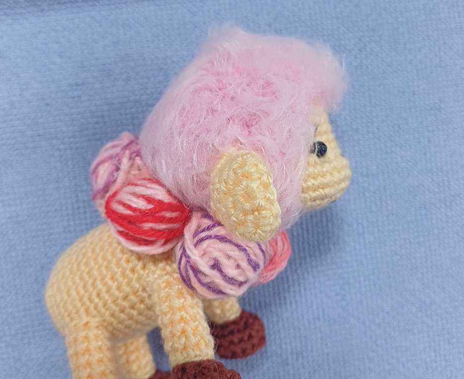 Blog-Inhaltsbild für 'Ein Schaf aus Garnknäuel'