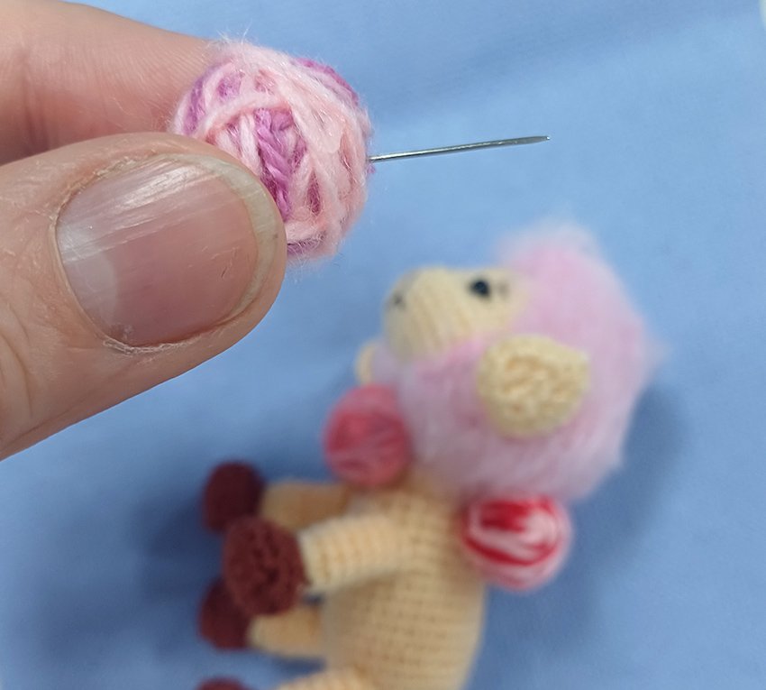 Blog-Inhaltsbild für 'Ein Schaf aus Garnknäuel'