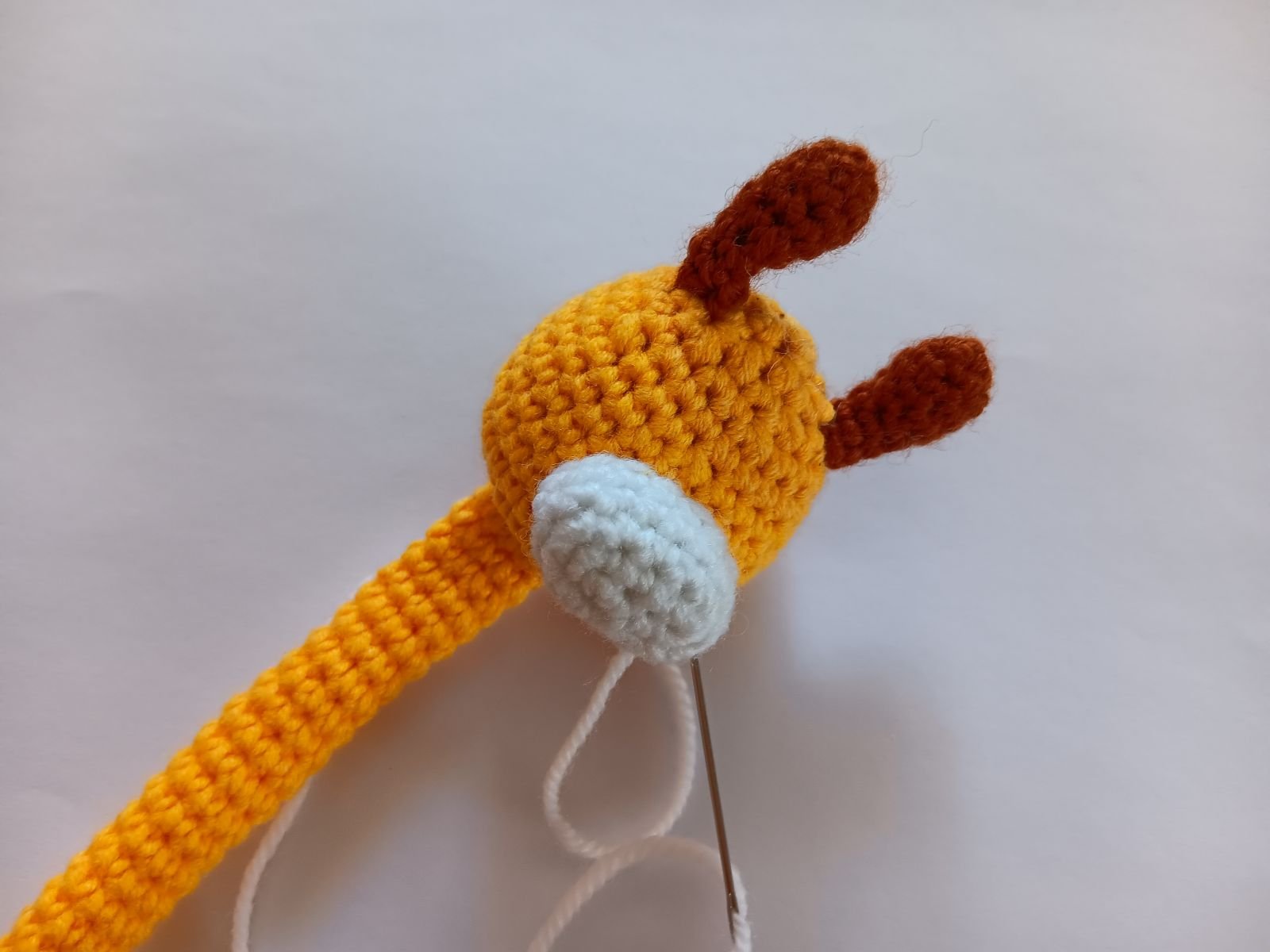 Blog-Inhaltsbild für 'Giraffe häkeln. Kostenlose Häkelanleitung'