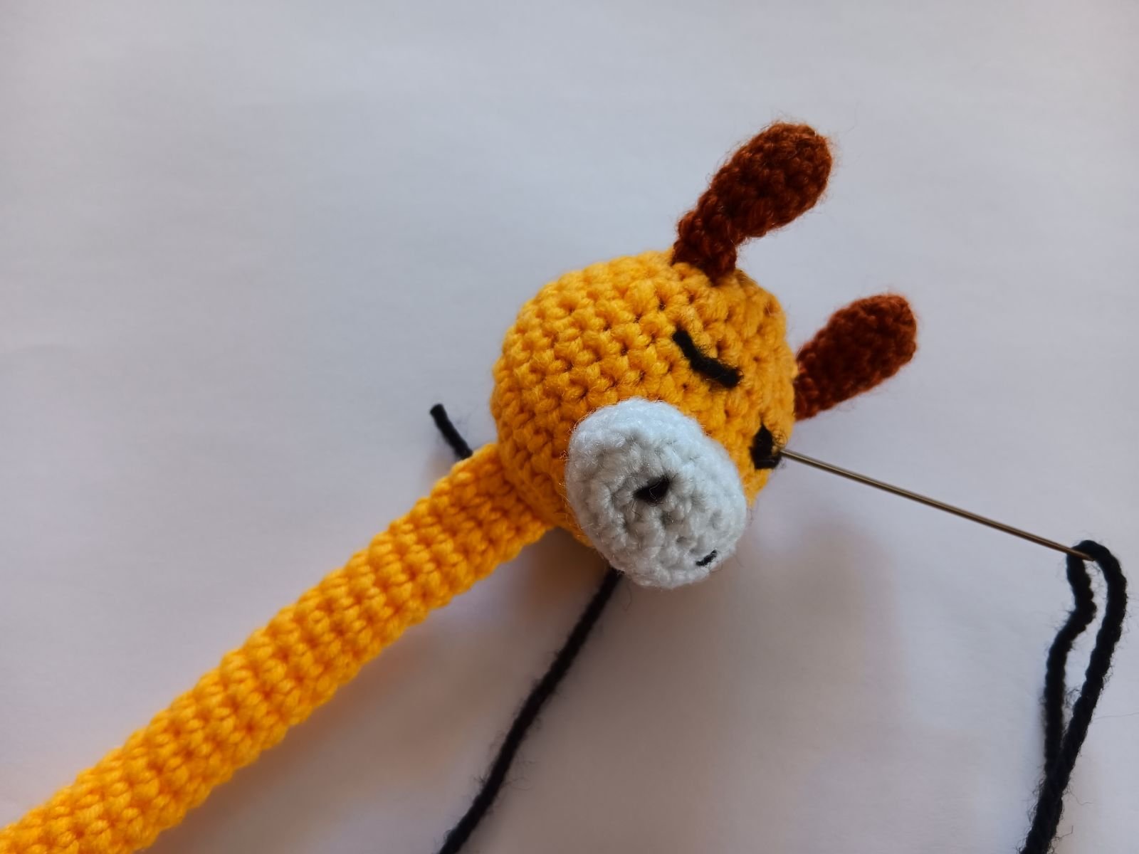 Blog-Inhaltsbild für 'Giraffe häkeln. Kostenlose Häkelanleitung'