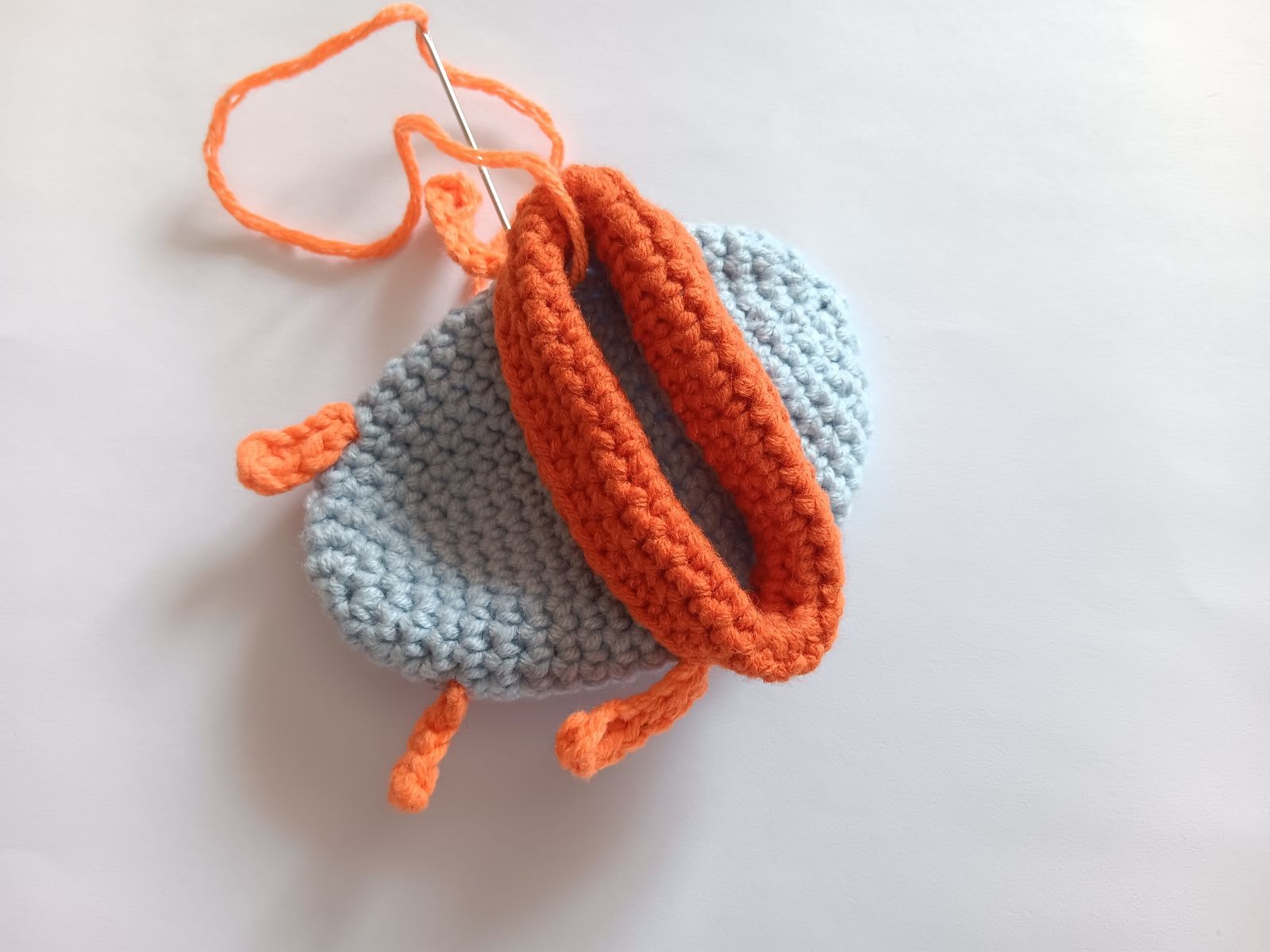 Blog-Inhaltsbild für 'Schlüsseltasche häkeln. Kostenlose Anleitung'