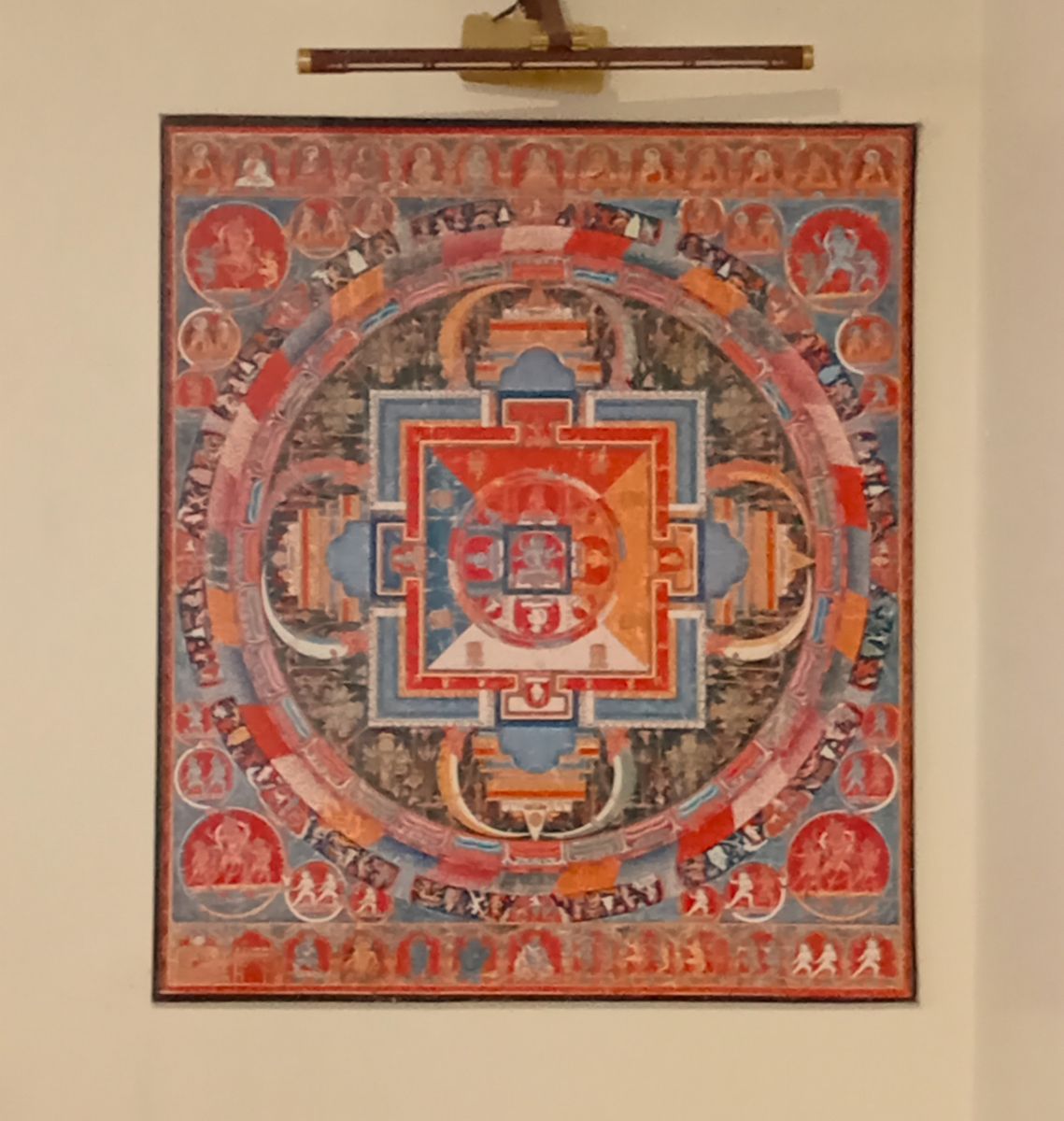 Buddhistisches Mandala Wandbild