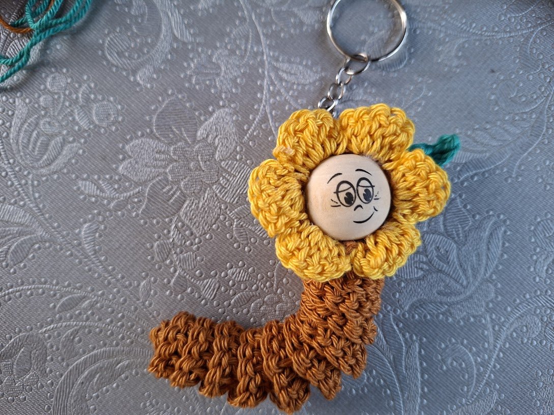 Blog-Inhaltsbild für 'Kostenlose Häkelanleitung für drei zauberhafte Sorgenwürmchen – Sonnenblume, Prinzessin und Candy'