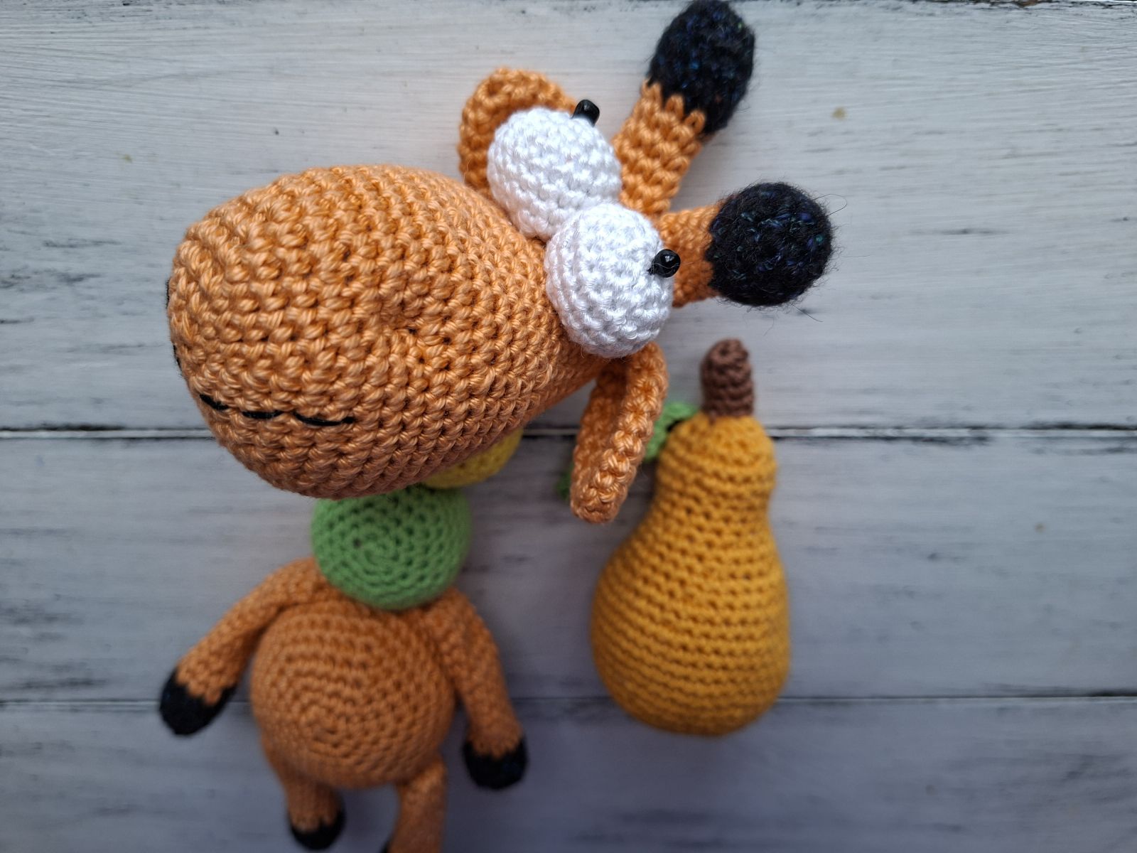 Blog-Inhaltsbild für 'Giraffe häkeln. Kostenlose Anleitung'