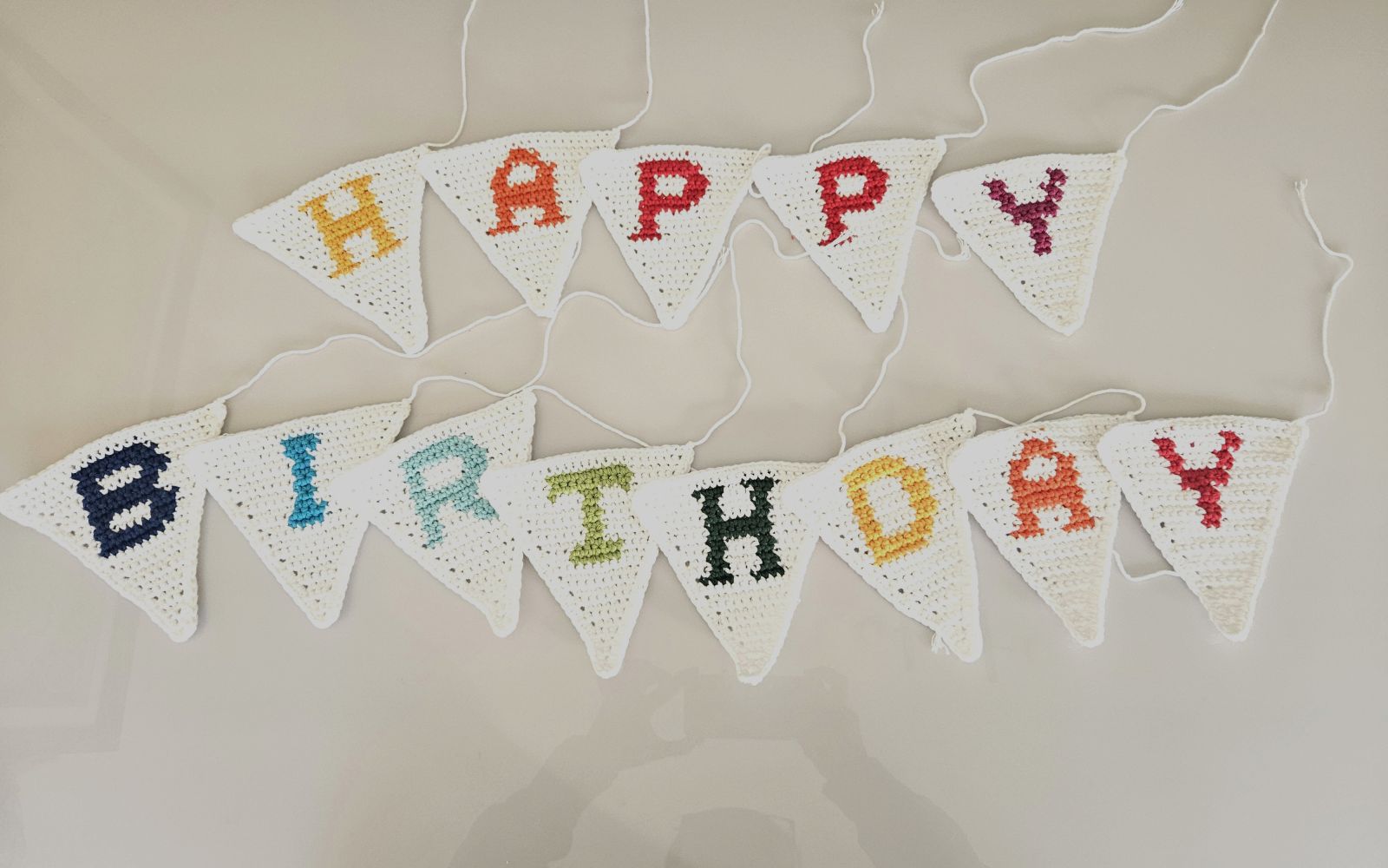Blog content image for 'Free Crochet Pattern for a Happy Birthday Banner'