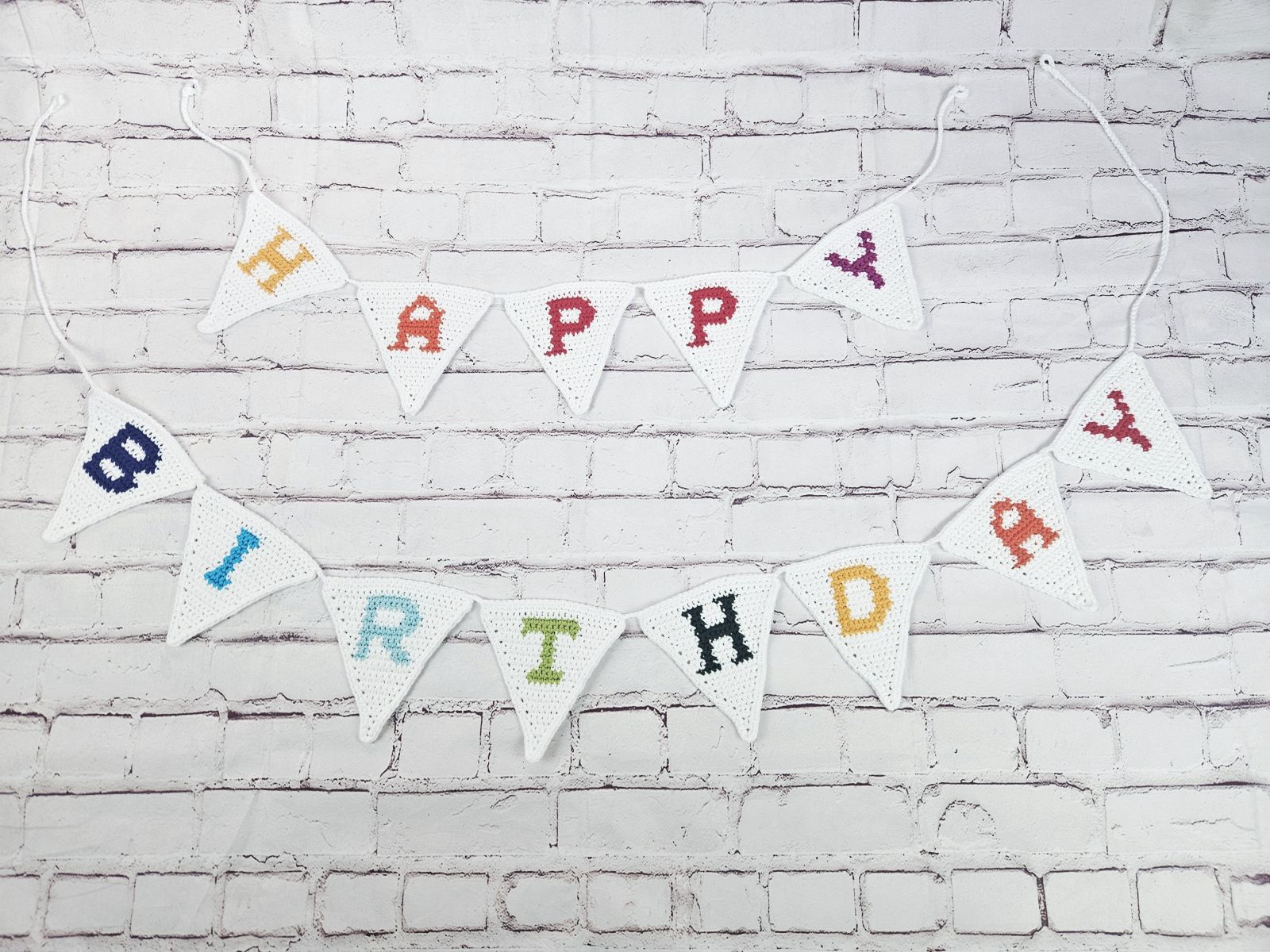 Blog content image for 'Free Crochet Pattern for a Happy Birthday Banner'