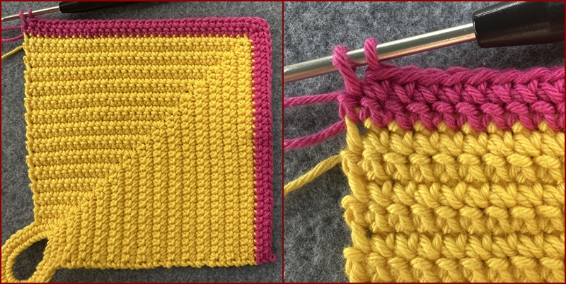 Blog-Inhaltsbild für 'Topflappen häkeln für Anfänger'