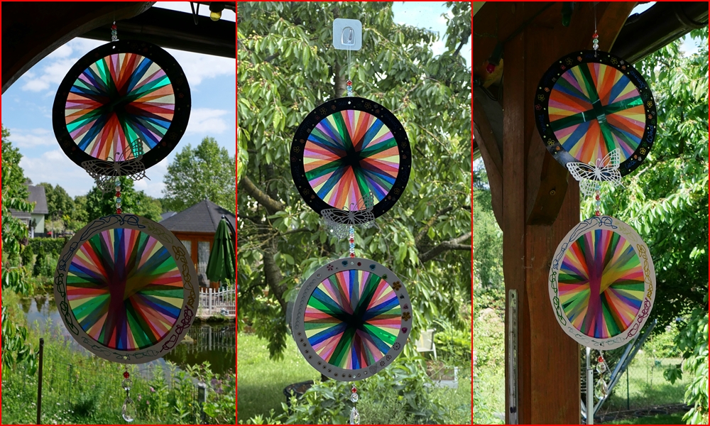 Blog-Inhaltsbild für 'Basteln mit Kindern: Bunte Windräder aus farbigen Transparentpapieren'