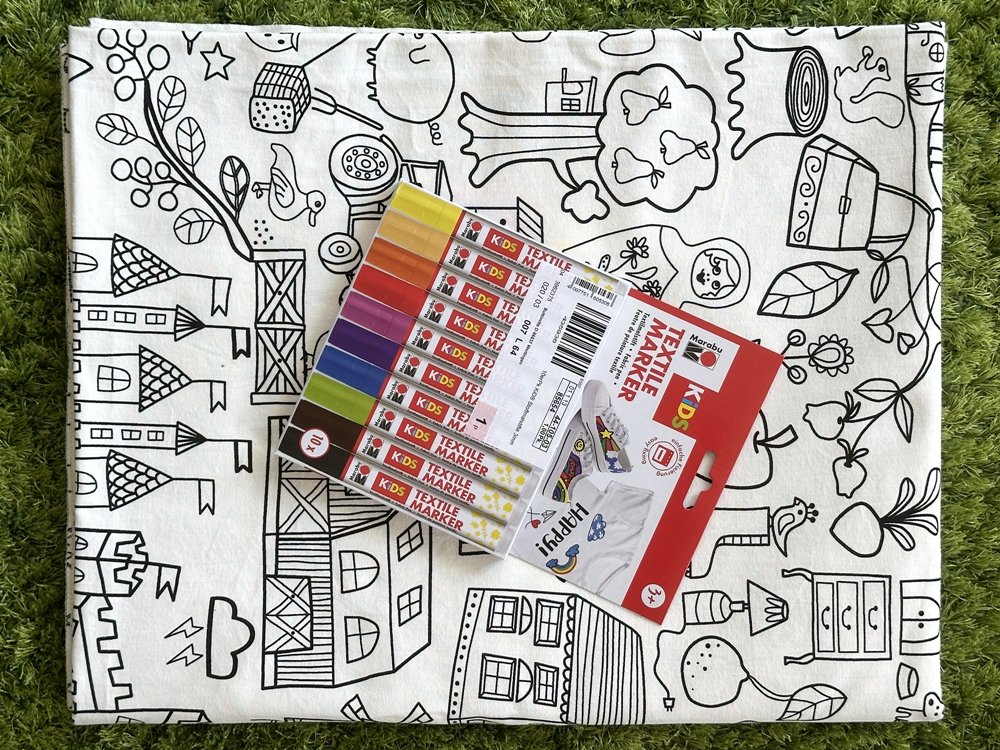 Blog-Inhaltsbild für 'Nähprojekt für Nähanfänger = Beschäftigungsidee für die ganze Familie'