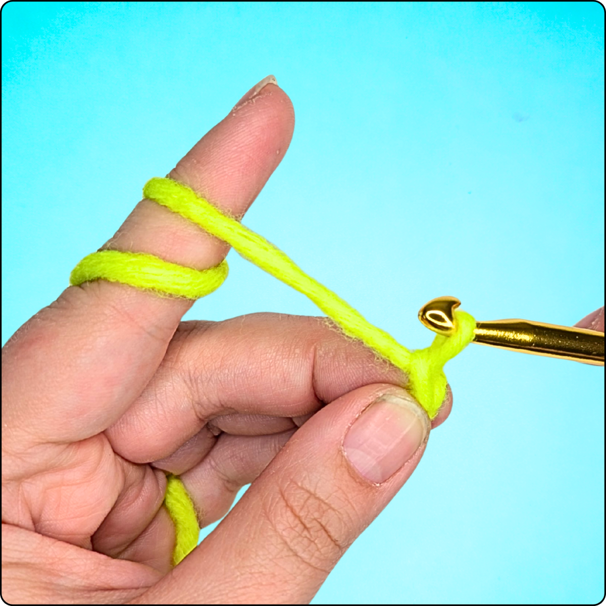 Blog-Inhaltsbild für '🧶 Häkeln für Kinder – Teil 1: Die ersten Schritte'