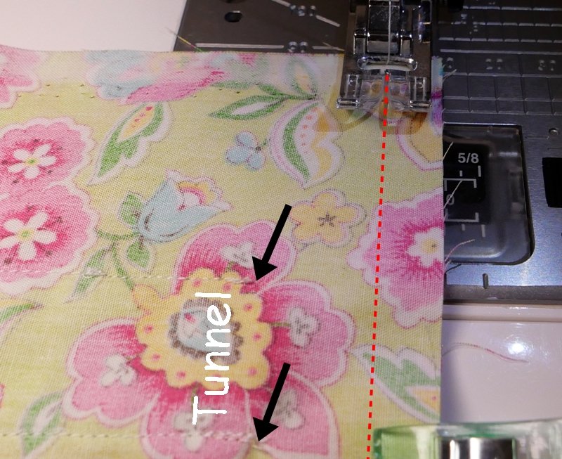 Blog-Inhaltsbild für 'Zugbeutel mit Innenfutter selbst nähen - Kostenlose Nähanleitung'