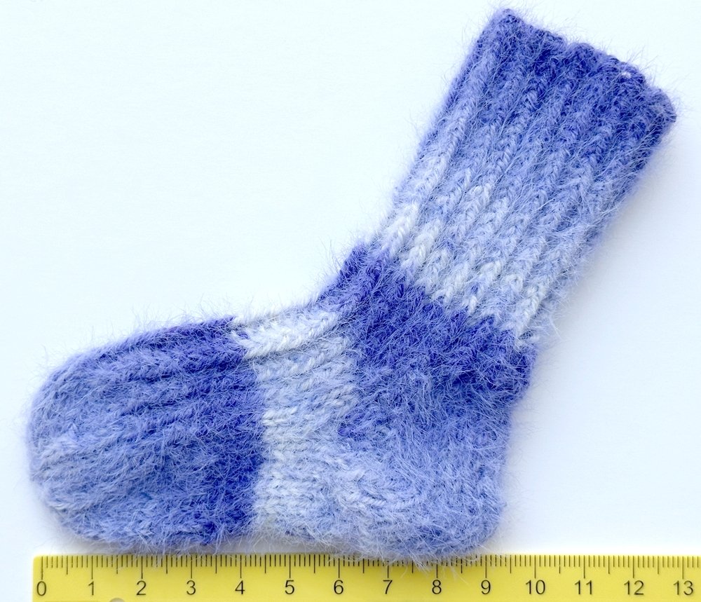 Blog-Inhaltsbild für 'Strickanleitung für Babysöckchen in 3 Größen'