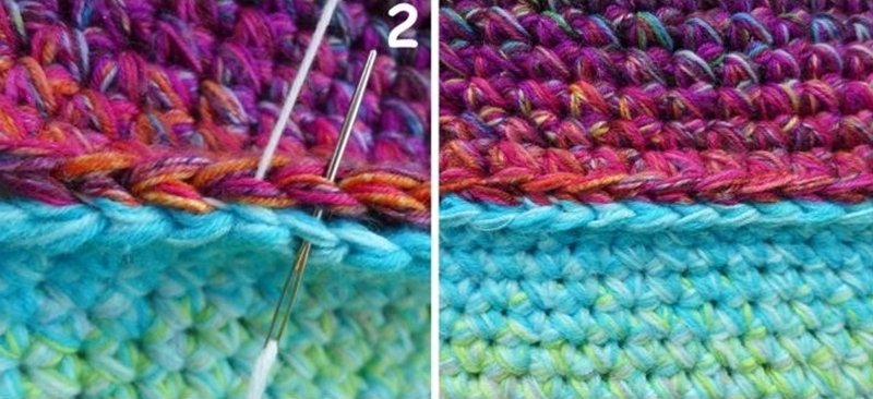 Blog-Inhaltsbild für 'Kostenlose Häkelanleítung Bezug für Sitzball aus Wollresten'