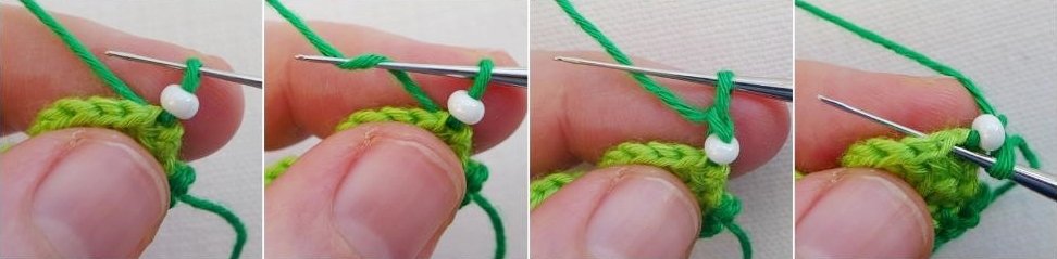 Blog-Inhaltsbild für 'Kostenlose Häkelanleitung: 3D-Blüten mit und ohne Perlen häkeln'