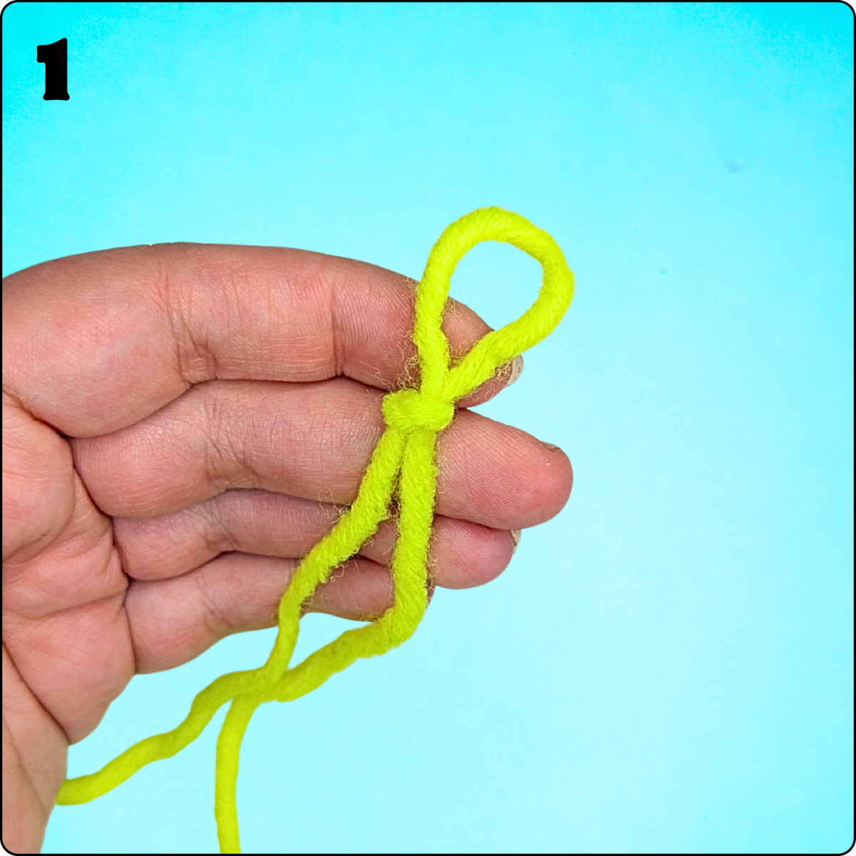 Blog-Inhaltsbild für '🧶 Häkeln für Kinder – Teil 1: Die ersten Schritte'