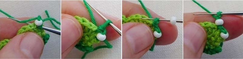 Blog-Inhaltsbild für 'Kostenlose Häkelanleitung: 3D-Blüten mit und ohne Perlen häkeln'