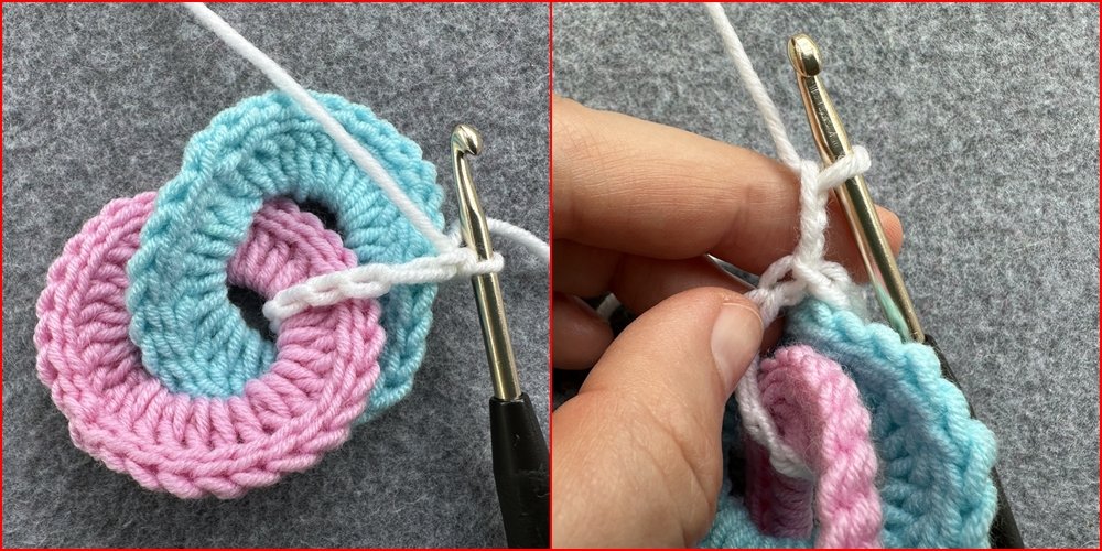 Blog-Inhaltsbild für 'Schlüsselanhänger aus Wollresten - Häkelanleitung auch für Häkelanfänger'