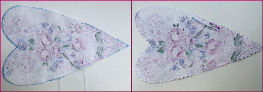 Blog-Inhaltsbild für 'Lavendel-Serie Teil 2: Lavendel-Herzen in verschiedenen Varianten nähen'