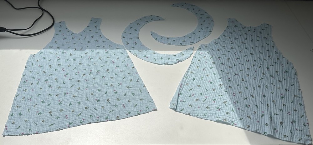 Blog-Inhaltsbild für 'Musselinkleid für Mädchen nach einem kostenlosen Schnittmuster - Top oder Flop?'