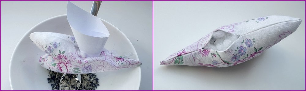 Blog-Inhaltsbild für 'Lavendel-Serie Teil 2: Lavendel-Herzen in verschiedenen Varianten nähen'