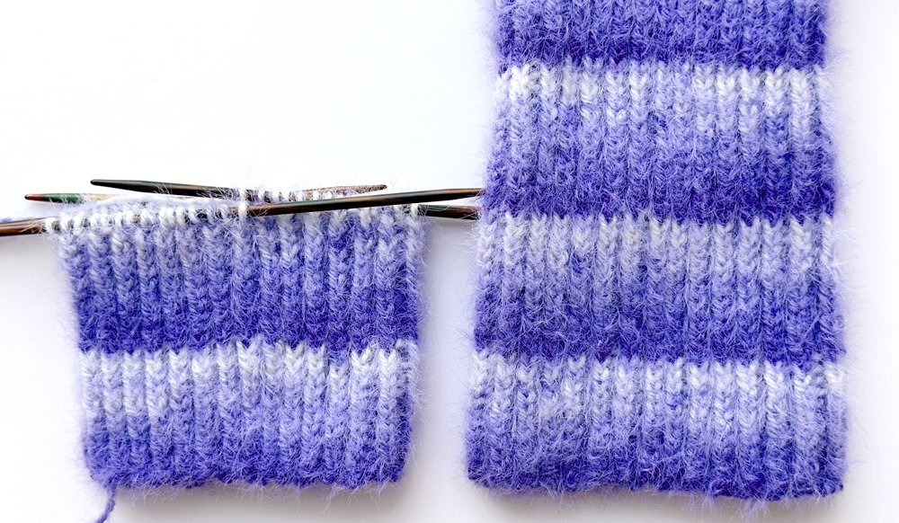 Blog-Inhaltsbild für 'Kuschelweiche Flauschsocken stricken'