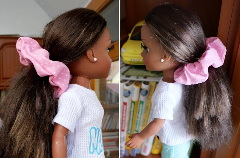 Blog-Inhaltsbild für 'Scrunchies – Kleine Geschenke, schnell genäht aus Stoffresten'