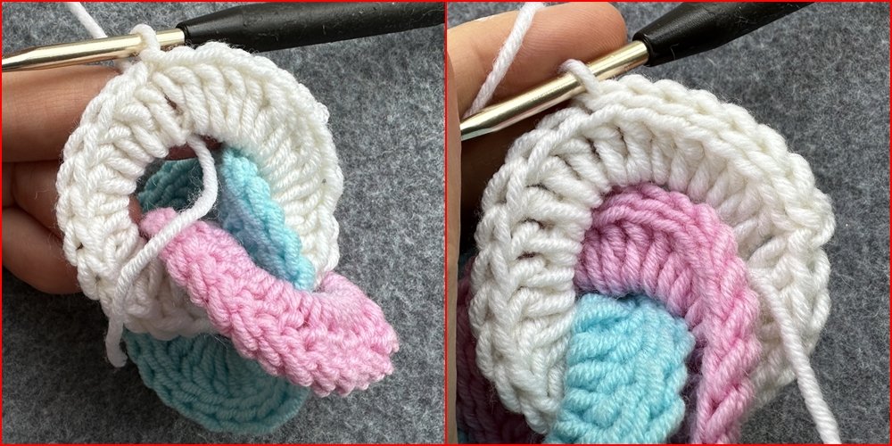 Blog-Inhaltsbild für 'Schlüsselanhänger aus Wollresten - Häkelanleitung auch für Häkelanfänger'