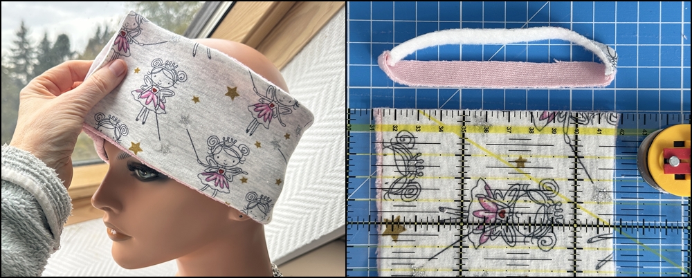 Blog-Inhaltsbild für 'Modernes Knoten-Stirnband in 2 Varianten nähen – Ratzfatz fertig'