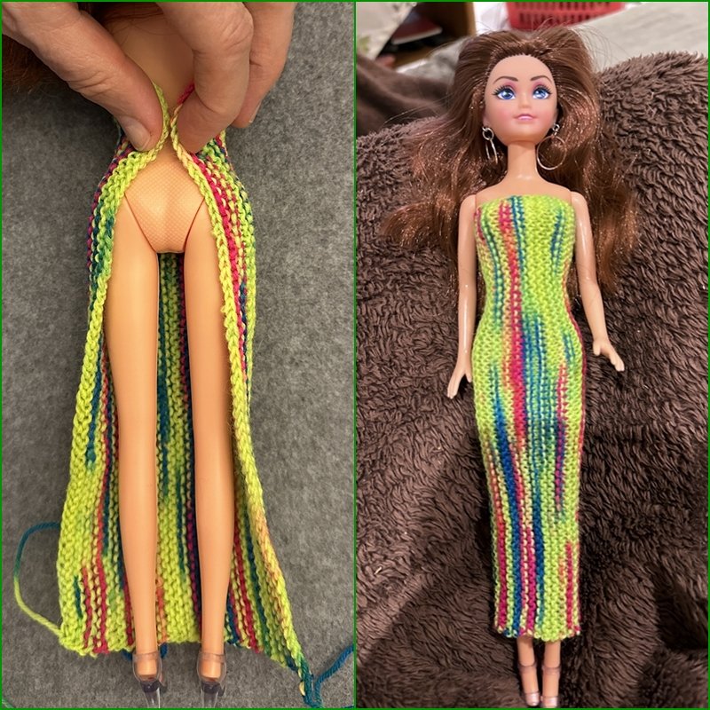 Blog-Inhaltsbild für 'Teil 2: Neue Strickmode für eure Puppen'