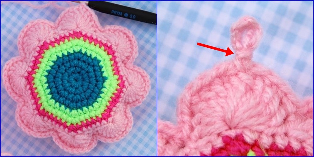 Blog-Inhaltsbild für 'Etwas Praktisches für den Garten: Tischtuchbeschwerer aus Garnresten häkeln'