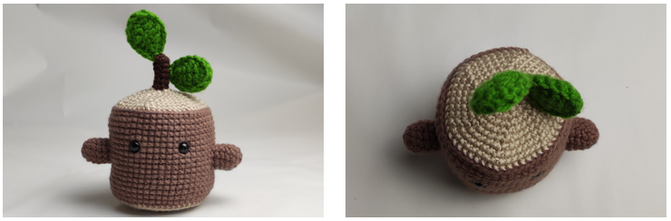Blog content image for 'Crochet pattern wood stump Stumpy'