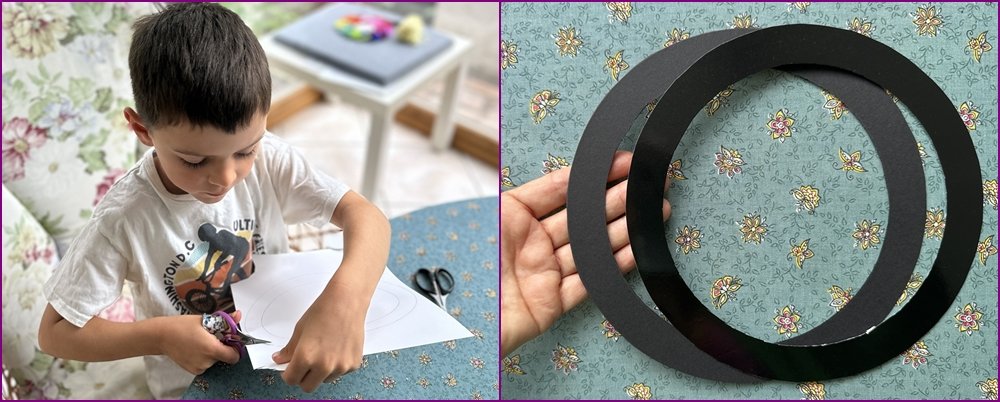 Blog-Inhaltsbild für 'Basteln mit Kindern: Bunte Windräder aus farbigen Transparentpapieren'