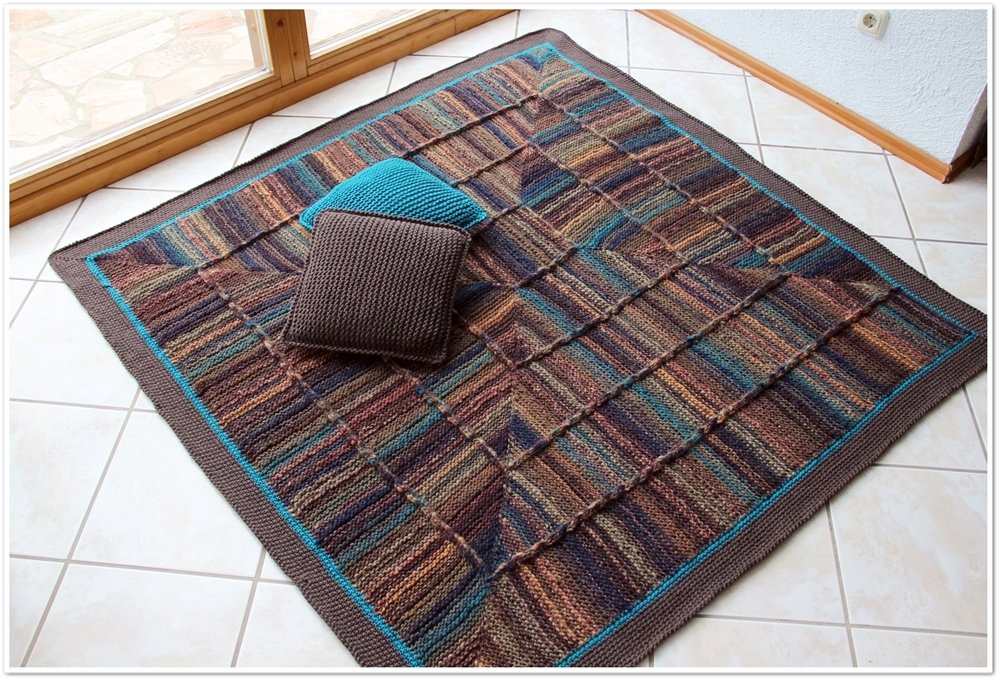 Blog-Inhaltsbild für 'Gestrickte Decken in Hülle und Fülle'