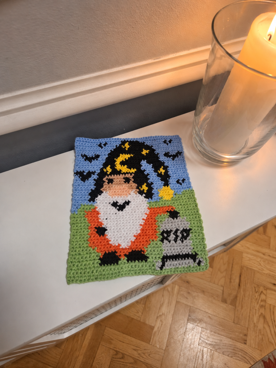 Blog content image for 'Free Crochet Pattern for Two Halloween Gnome Decorations'