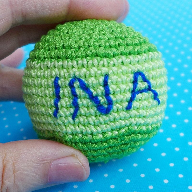 Blog-Inhaltsbild für 'Spielball für Kinder ... Zielwerfen, Büchsenwerfen usw. -  Gratis Häkelanleitung'