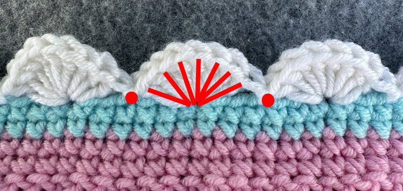 Blog-Inhaltsbild für 'Bunte Decke aus Wollresten häkeln'