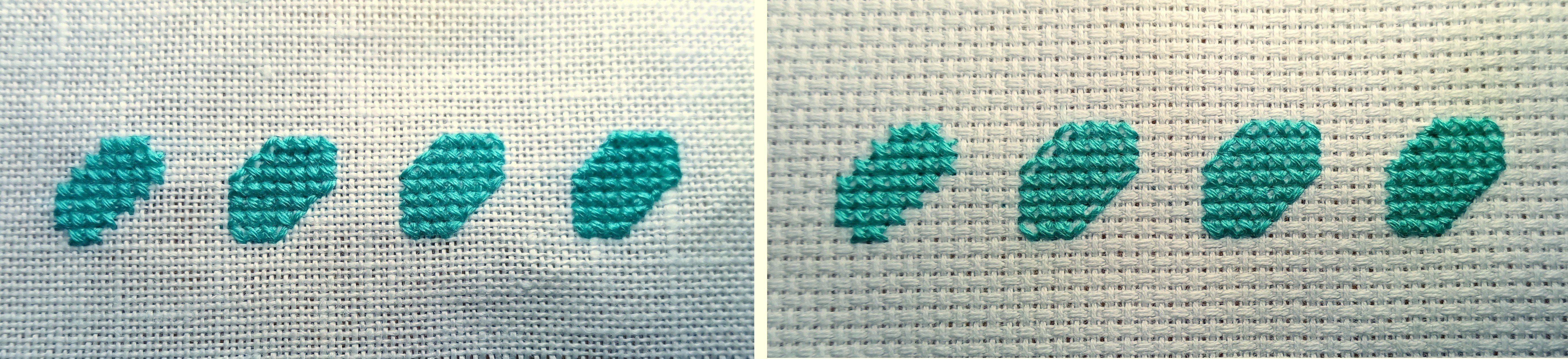 Blog content image for 'How to embroider and finish a biscornu, including a free cross-stitch pattern for a biscornu with maritime motifs'