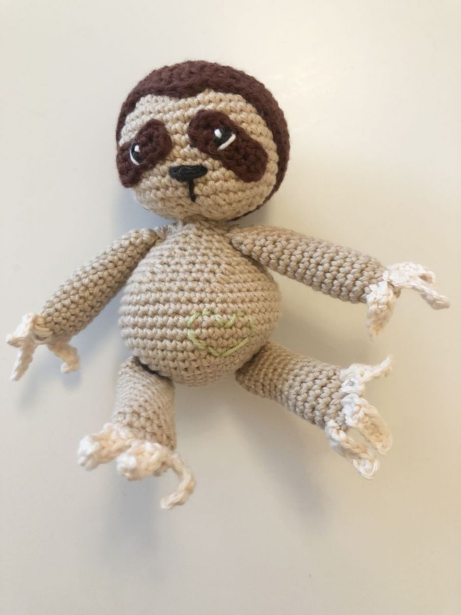 Blog-Inhaltsbild für 'Häkelanleitung Faultier'