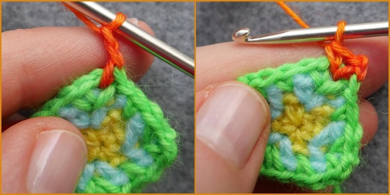 Blog-Inhaltsbild für 'Geniales Häkelmuster von innen nach außen - Kostenlose Häkelanleitung für Tasche'