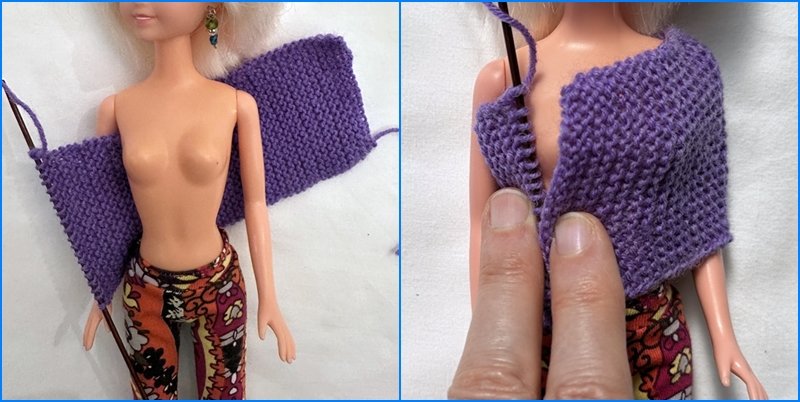 Blog-Inhaltsbild für 'Stricken mit Kindern: Kinderleichte Puppenmode für Strickanfänger'