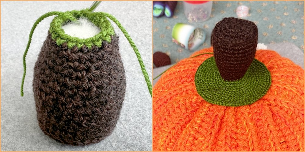 Blog-Inhaltsbild für 'Gehäkelte große Kürbisse als Dekoration'