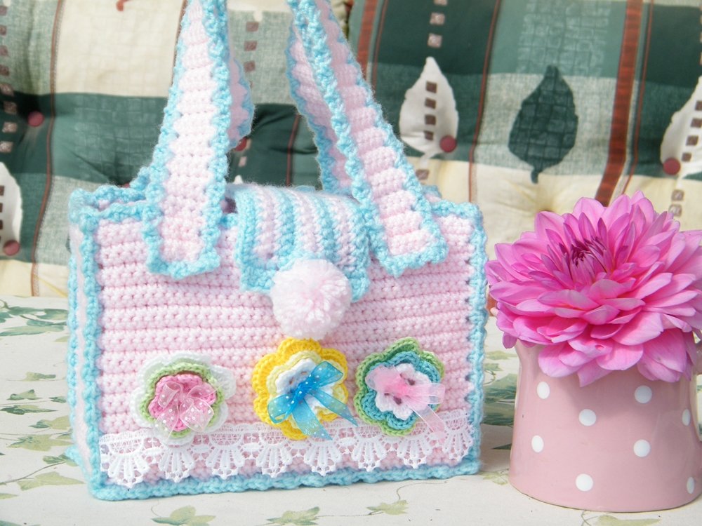 Blog-Inhaltsbild für '3D-Blüte - Schnell aus Garnresten gehäkelt'