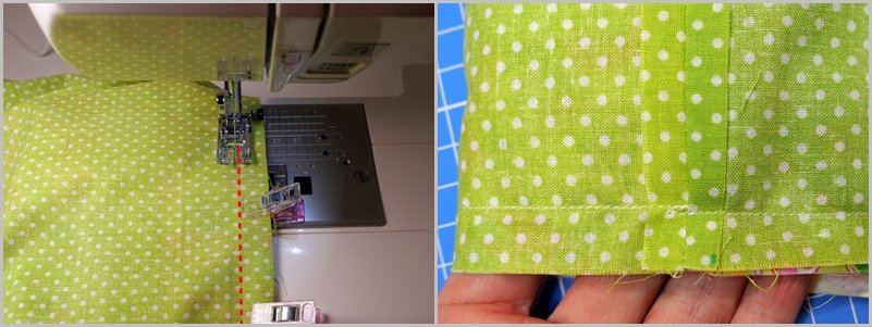 Blog-Inhaltsbild für 'Zugbeutel mit Innenfutter selbst nähen - Kostenlose Nähanleitung'