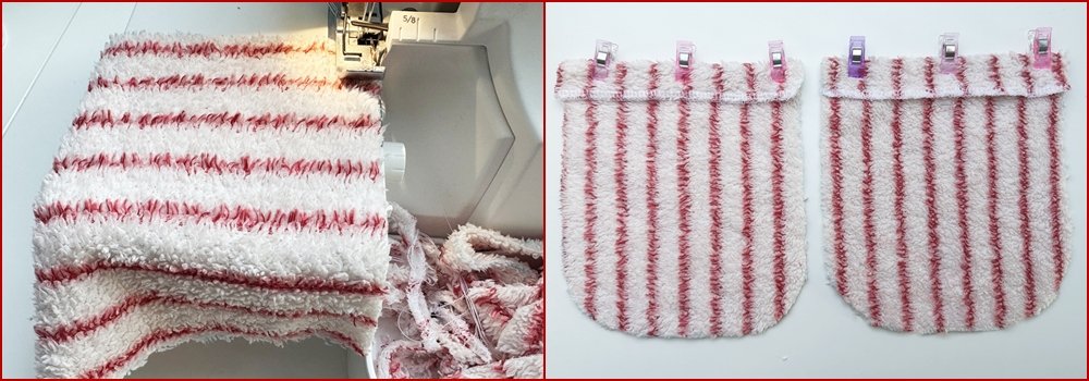 Blog-Inhaltsbild für 'Aus Alt mach Neu: Waschhandschuhe aus altem Bademantel nähen'